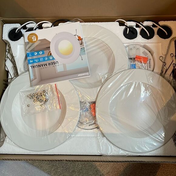 Ensenior 12 Pack 5/6 Inch LED Can Lights Retrofit Recessed Lighting BRAND NEW - Picture 6 of 6